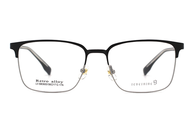 Lunettes à monture carrée en métal LevelNine S83653