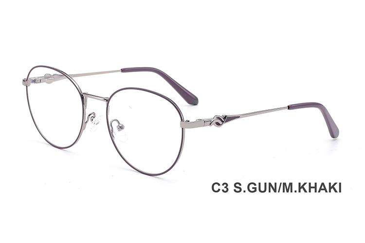 Montures de lunettes en métal en gros H8347A