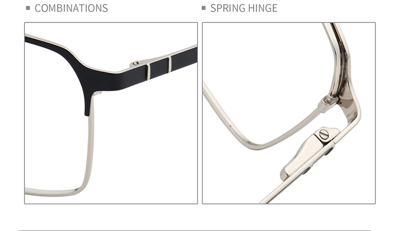 Lunettes &agrave; monture fine pour hommes