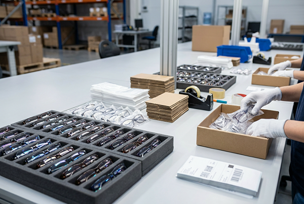 Inspection finale et emballage de protection