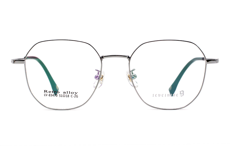 Montures de lunettes en métal en gros 83470