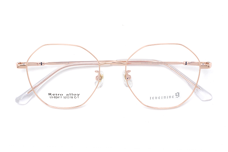 Montures optiques en m&eacute;tal - Or