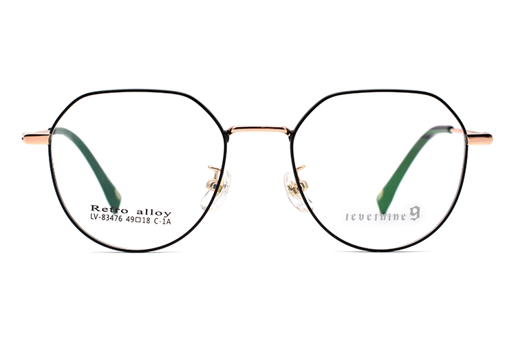 Montures de lunettes en métal en gros 83476