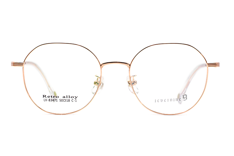 Montures de lunettes en métal en gros 83471