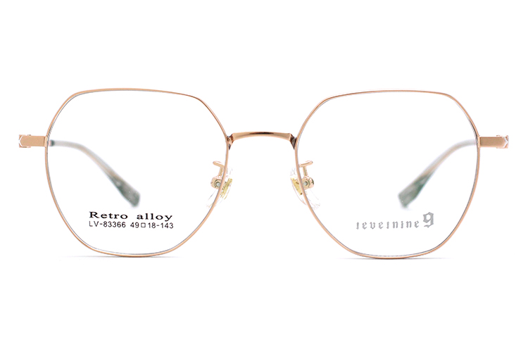 Montures de lunettes en métal en gros 83366