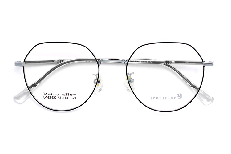 Montures de lunettes les plus l&eacute;g&egrave;res - Argent et noir