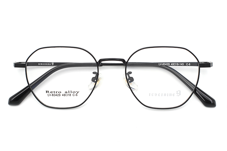 Montures en m&eacute;tal pour femmes - Noir