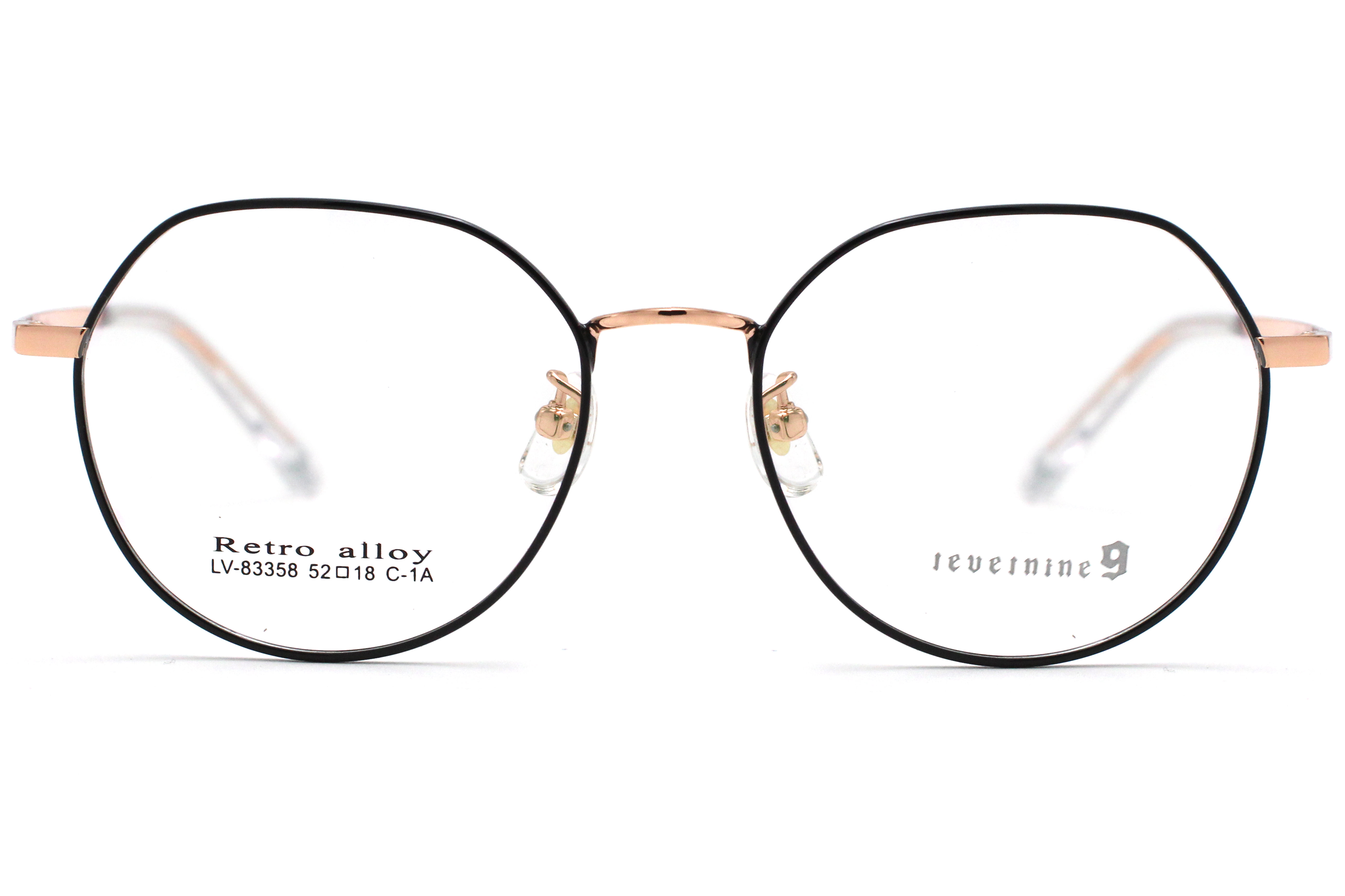 Montures de lunettes en métal, vente en gros, 83358