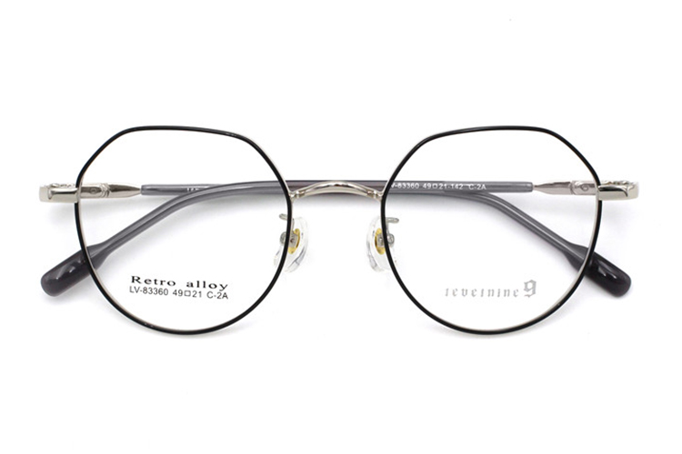 Lunettes en m&eacute;tal - Noir