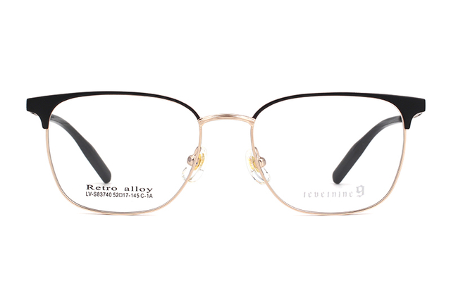 Montures de lunettes en métal Levelnine en gros S83740