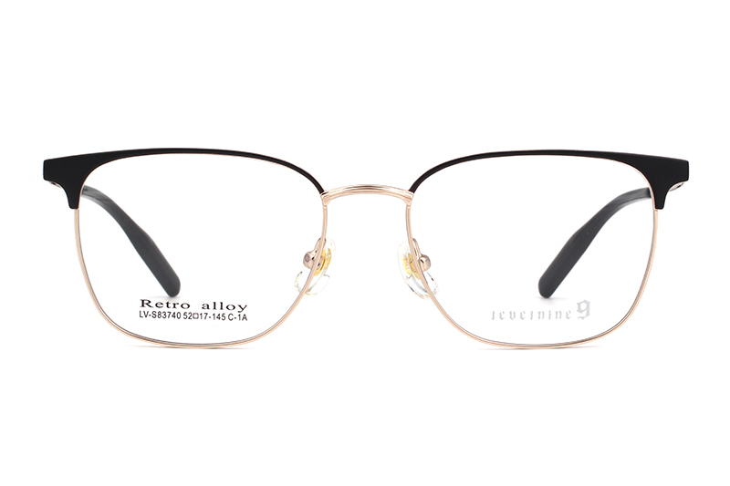 Montures de lunettes en métal Levelnine en gros S83740