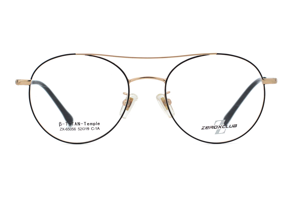 Montures de lunettes en titane en gros 65056