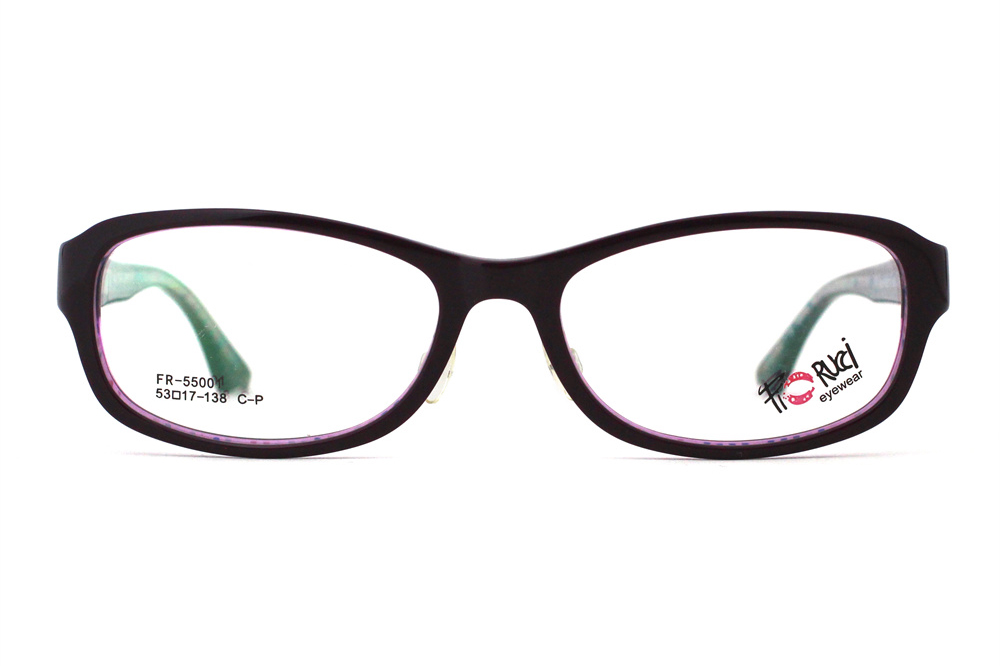 Montures de lunettes en acétate en gros 55001