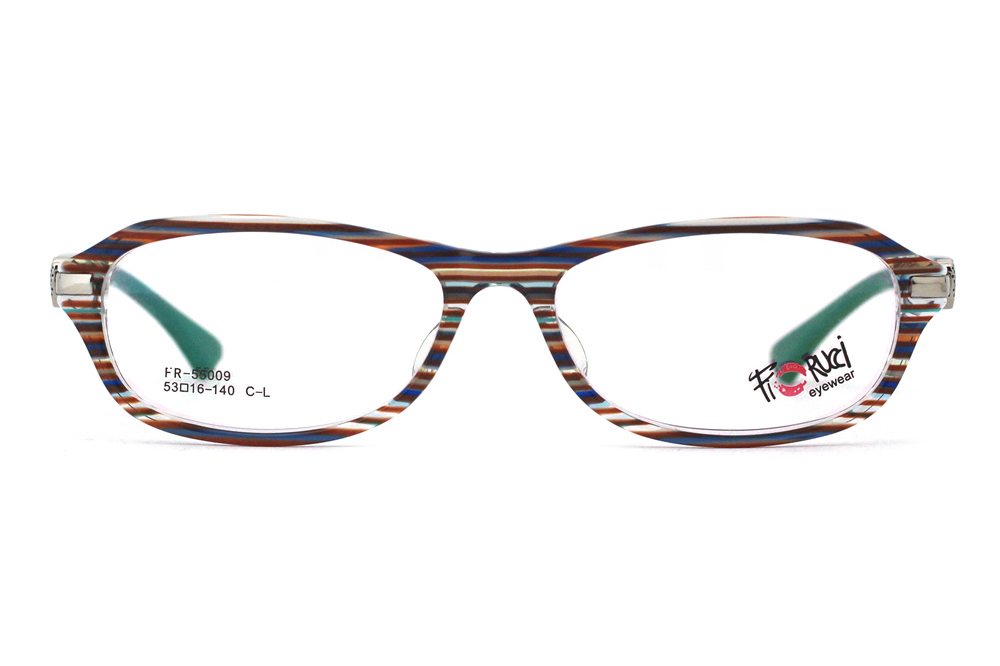 Montures de lunettes en acétate en gros 55009