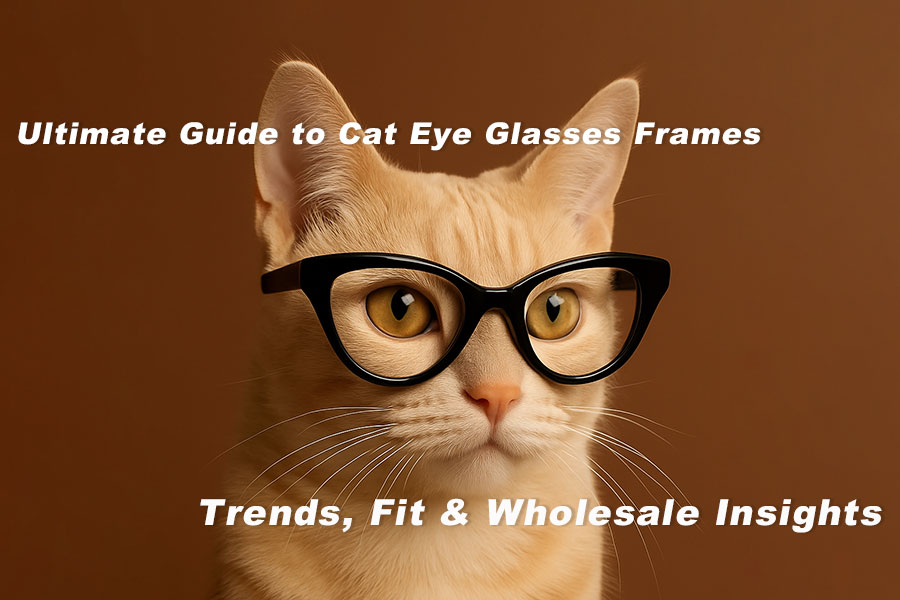 Guide ultime des montures de lunettes œil de chat : tendances, ajustements et informations sur les ventes en gros