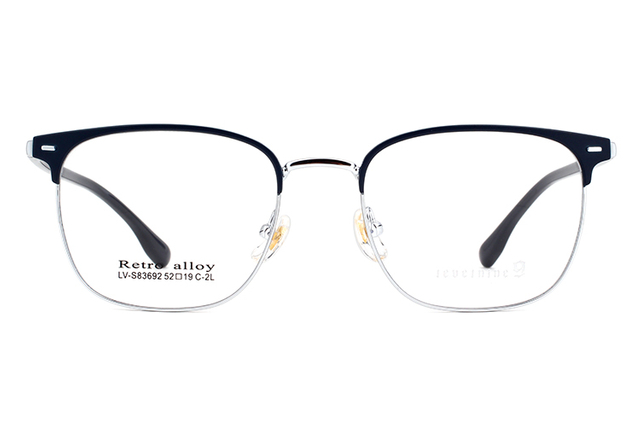 Montures de lunettes en métal en gros S83692