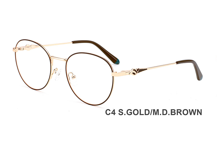 Montures de lunettes en métal en gros H8347A