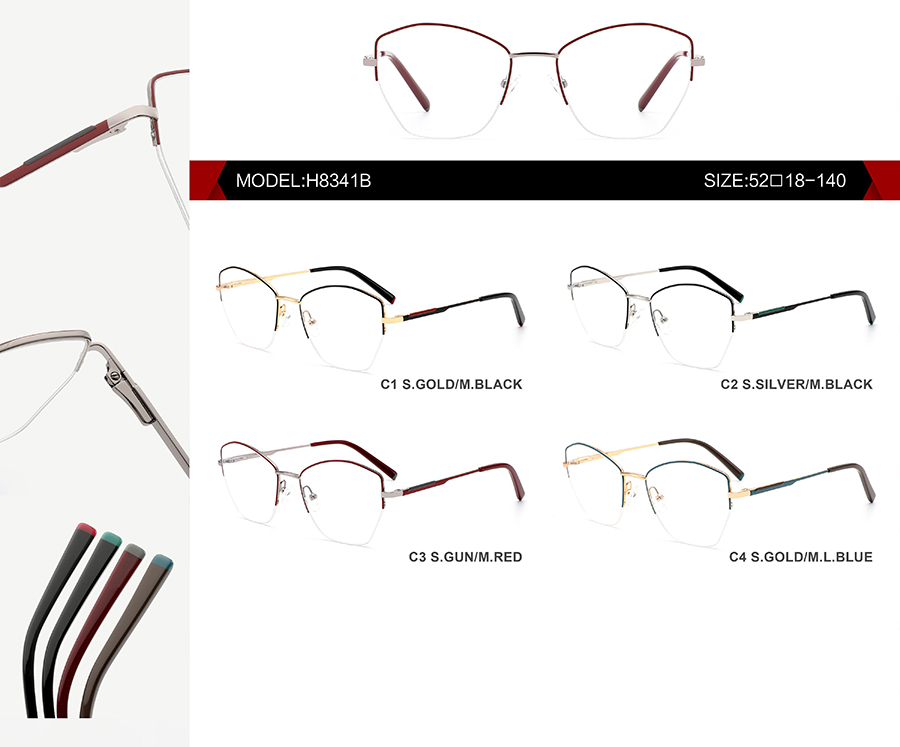 montures de lunettes uniques H8341B