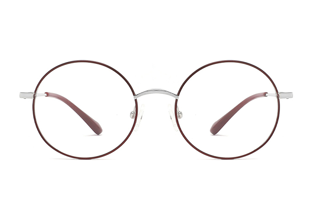 Montures de lunettes rondes en titane