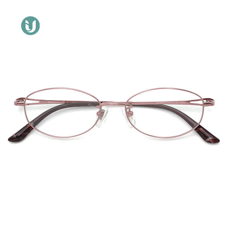 Montures de lunettes en titane en gros 66316