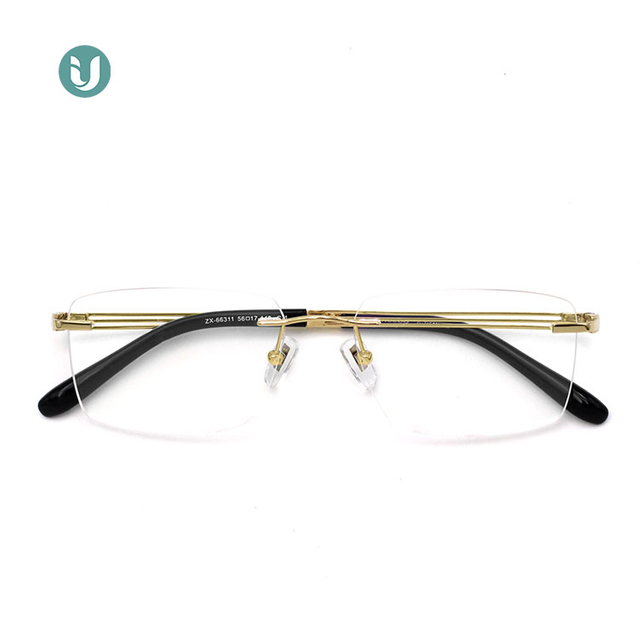 Montures de lunettes en titane sans monture pour lunettes 66311