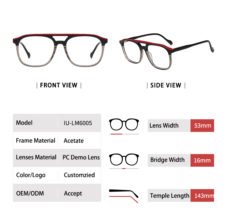 Cadres optiques aviateur_detials