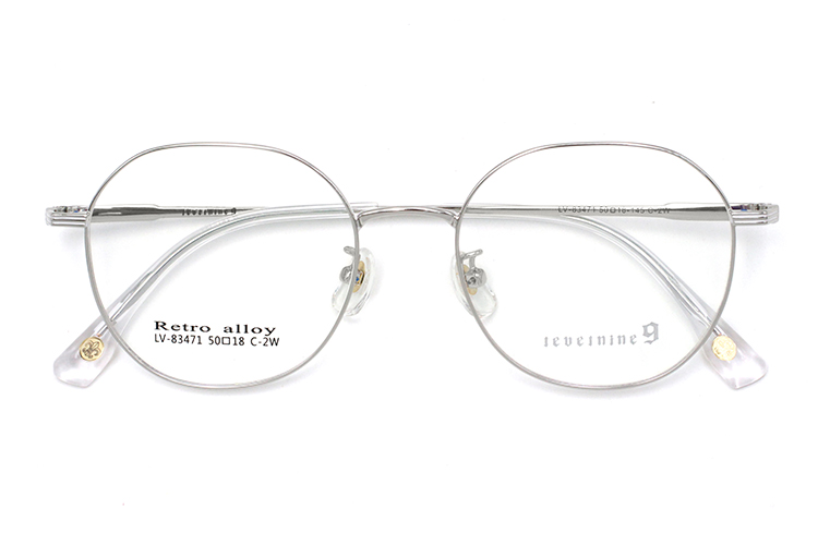 Montures optiques en m&eacute;tal de haute qualit&eacute; - Argent