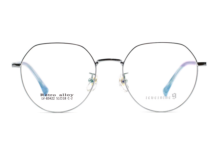 Montures de lunettes en métal en gros 83422