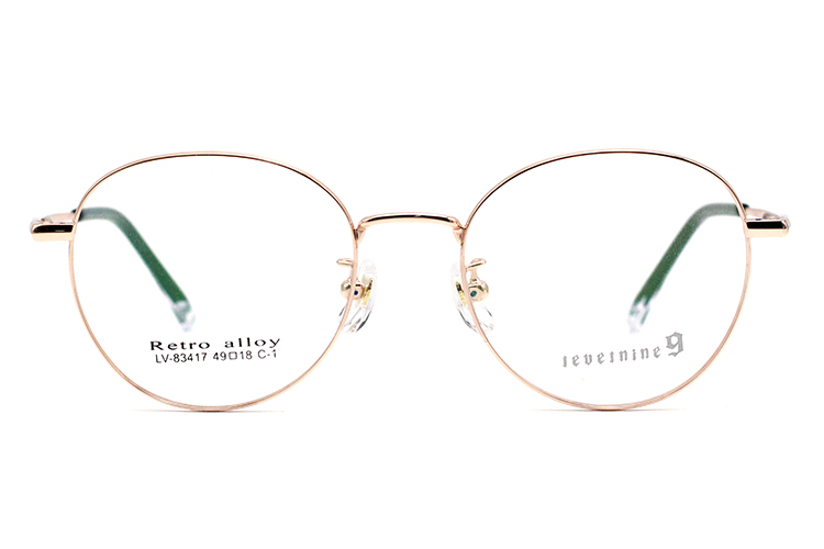 Montures de lunettes en métal en gros 83417