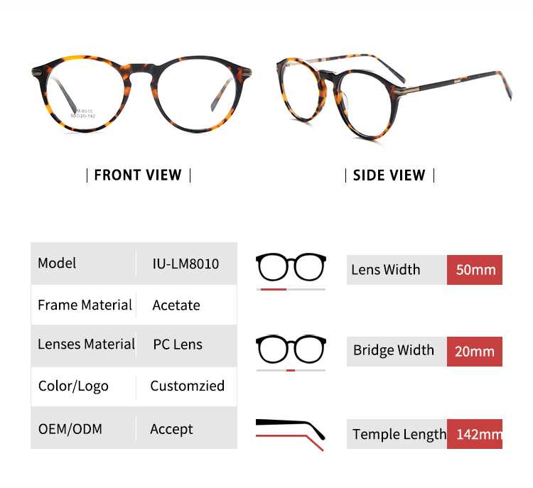 Cadre Myopie - Taille