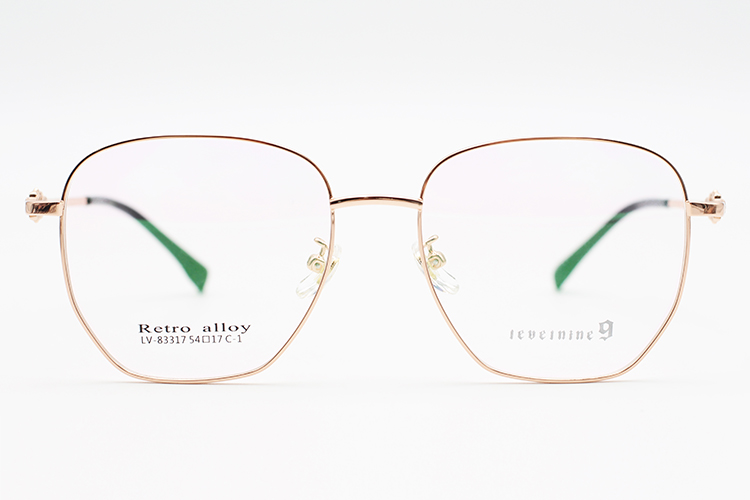 Montures de lunettes en métal en gros 83317