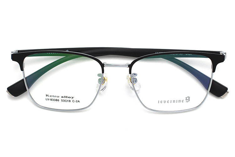 Cadre Chasma Rectangulaire - Noir&Argent