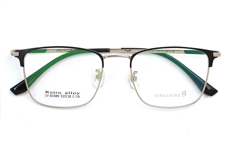 Montures Optiques Rectangulaires - Noir⩔