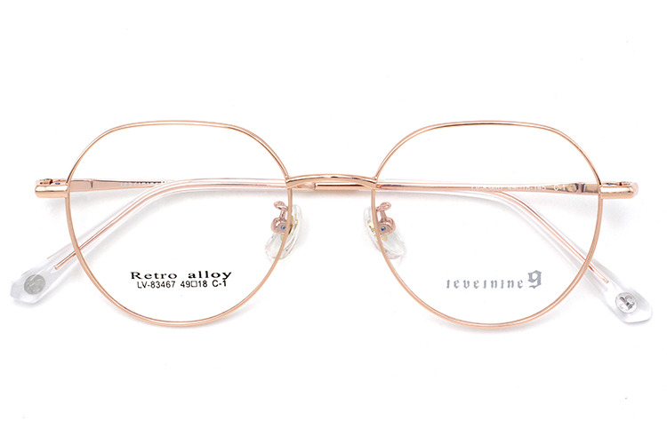 Monture de Lunettes en Alliage - Or