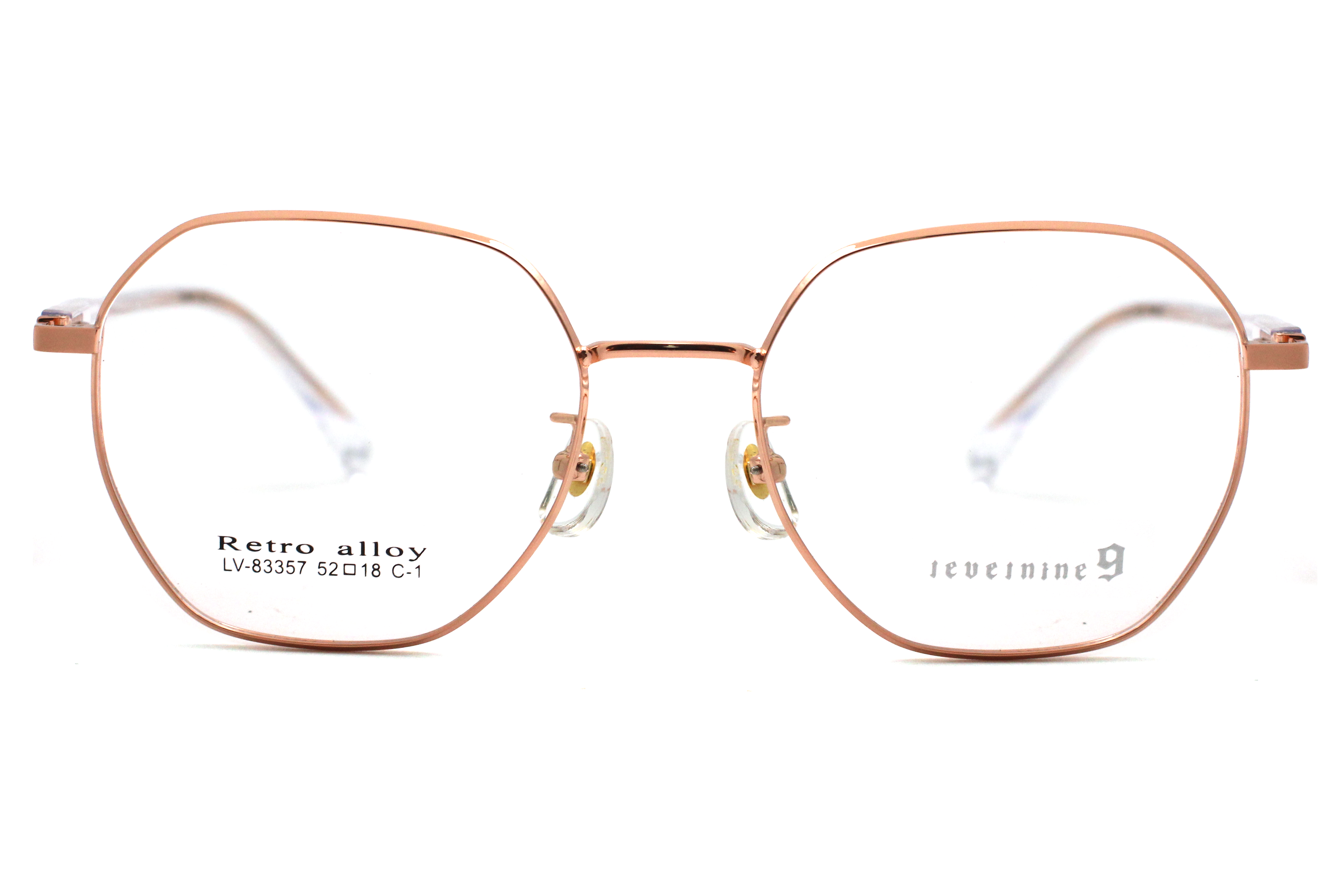 Montures de lunettes en métal en gros 83357