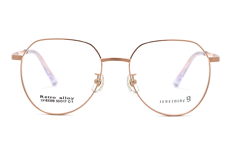 Montures de lunettes en métal en gros 83359