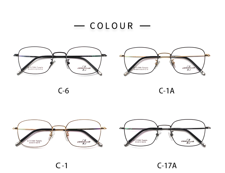 Cadre optique en verre pour les yeux_couleur 
