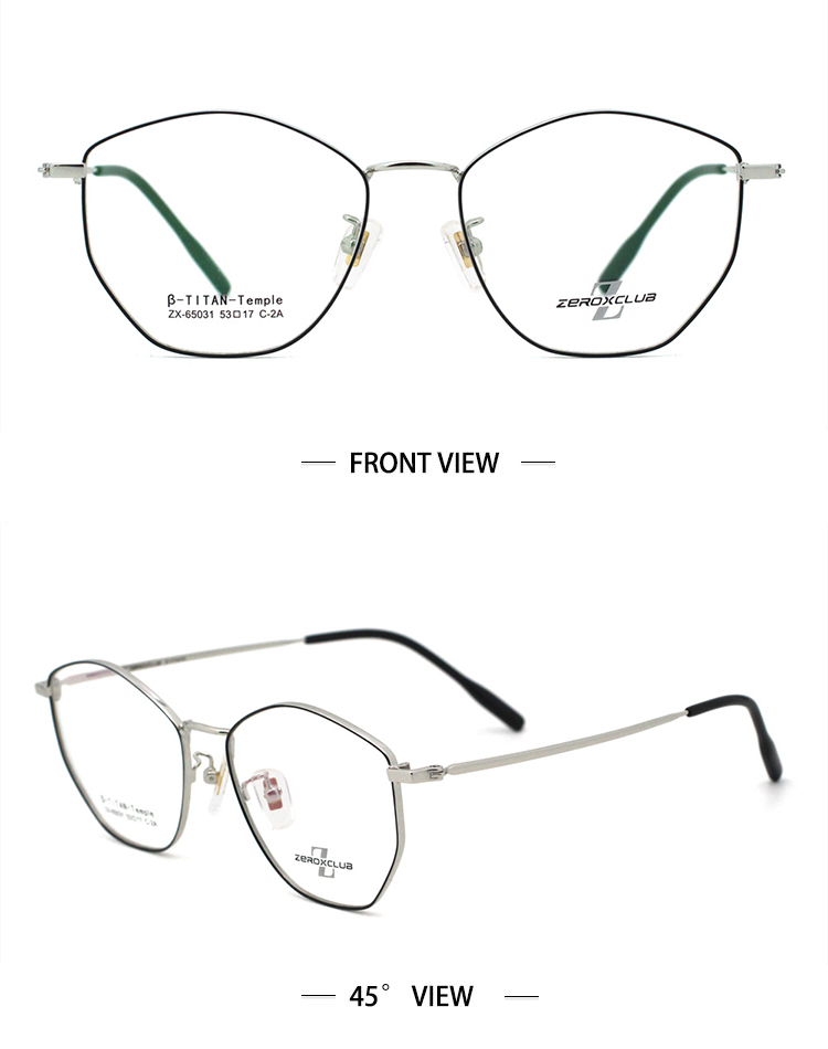 Lunettes Titanium_silver black 