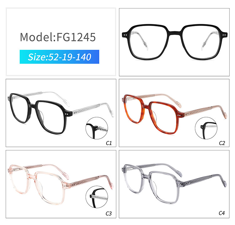 FG1245 - lunettes &agrave; monture &eacute;paisse