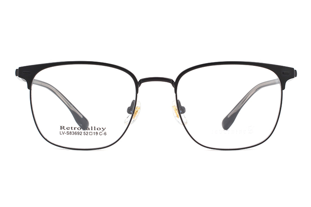 Montures de lunettes en métal en gros S83692