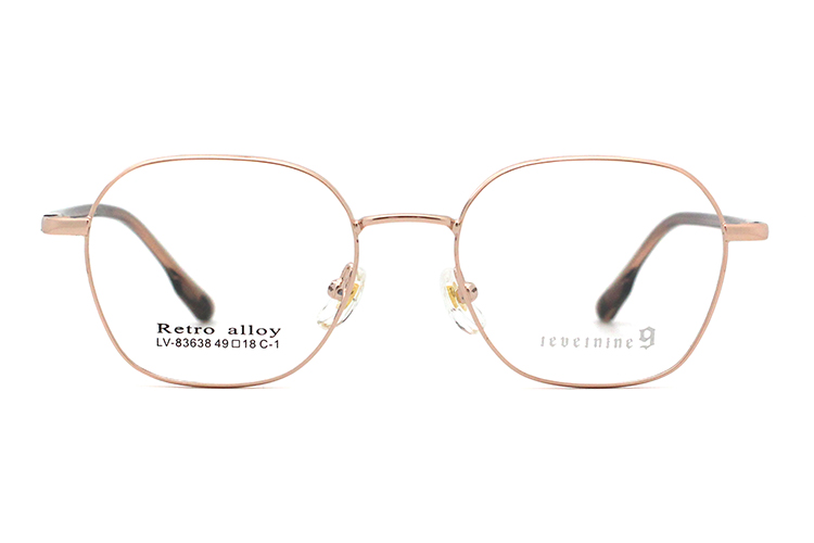 Montures de lunettes en métal en gros 83638