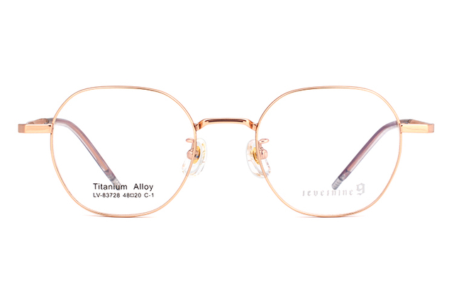 Montures de lunettes en métal en gros 83728