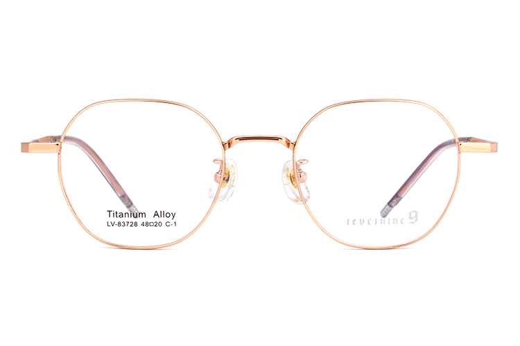 Montures de lunettes en métal en gros 83728