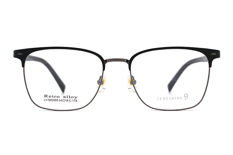 Montures de lunettes en métal en gros S83595