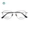 Monture de lunettes en titane en gros 66268
