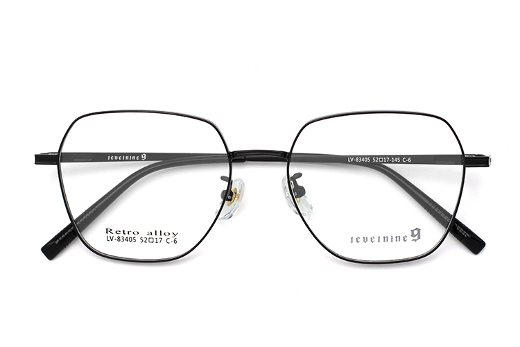 Lunettes en m&eacute;tal - Noir