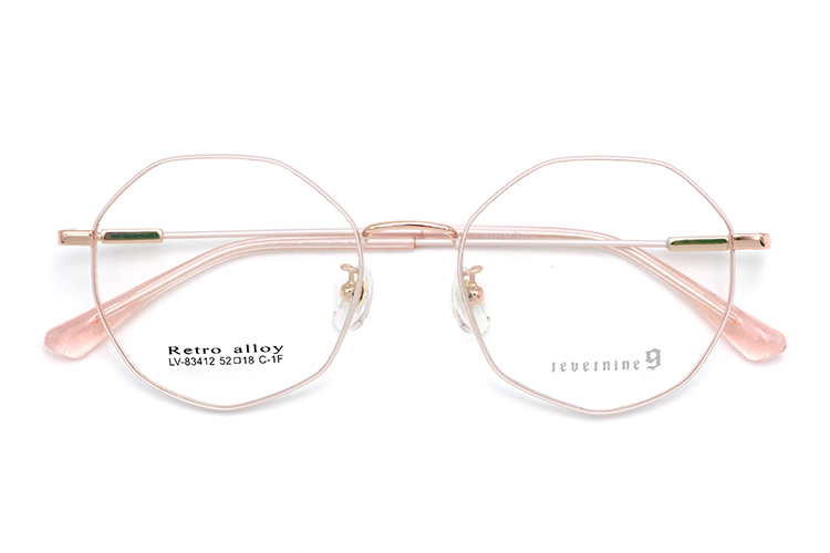 Lunettes en m&eacute;tal - Or rose