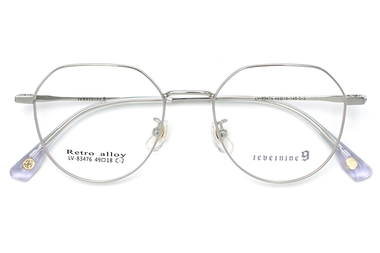 Monture de lunettes en m&eacute;tal - Argent