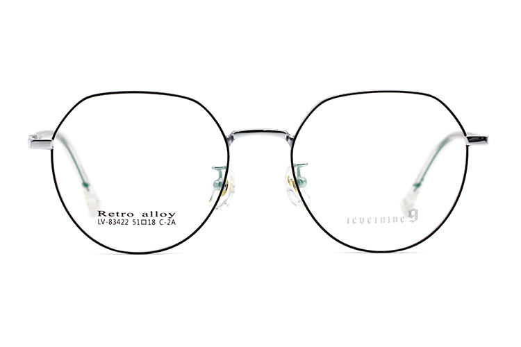 Montures de lunettes en métal en gros 83422