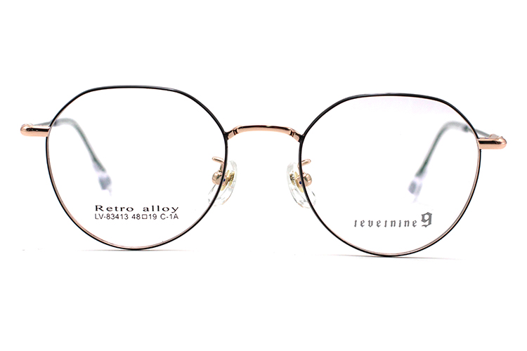 Montures de lunettes en métal en gros 83413